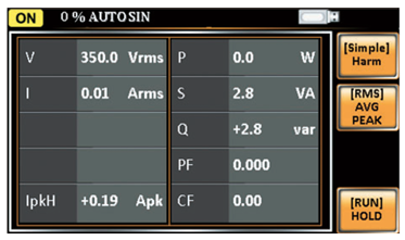 RMS Meas Display
