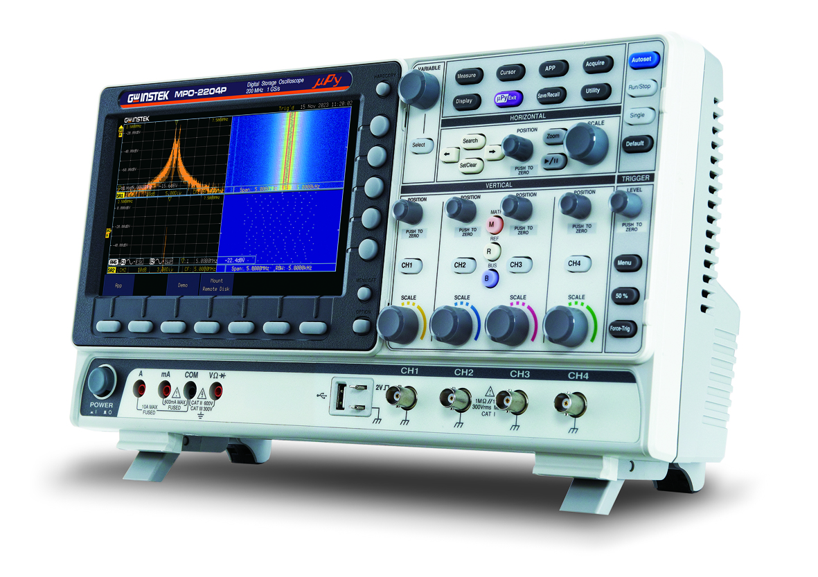 GW INSTEK MPO-2204P 전면 패널 디스플레이